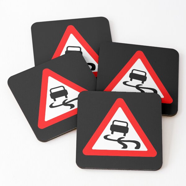 Item preview, Road Sign T-Shirt ~ Slippery When Wet Tee ~ Speeding Top designed and sold by deanworld.