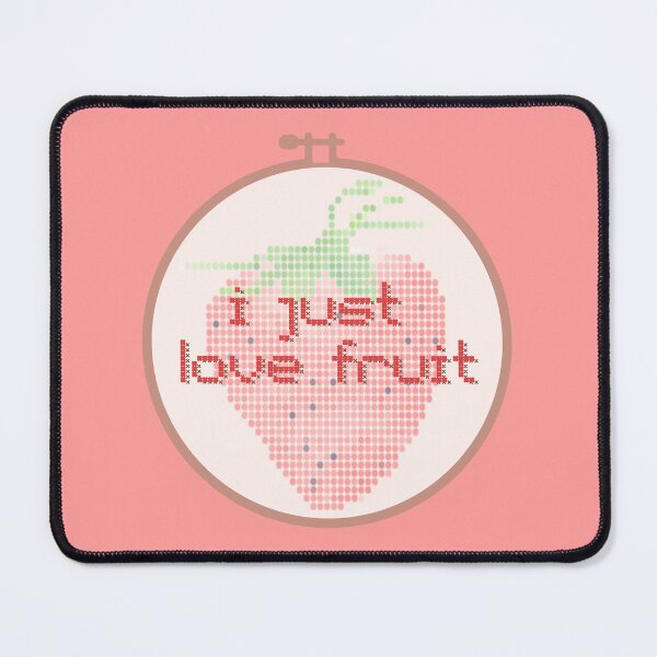 Item preview, Fruit Lover Strawberry Embroidery Hoop designed and sold by Pink Ribbon.