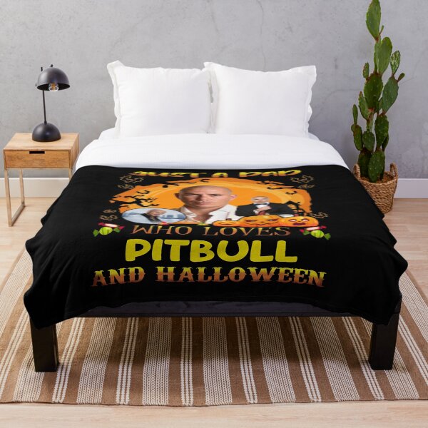 Item preview, Just A Dad Who Loves Pitbull And Halloween designed and sold by danTerrence.