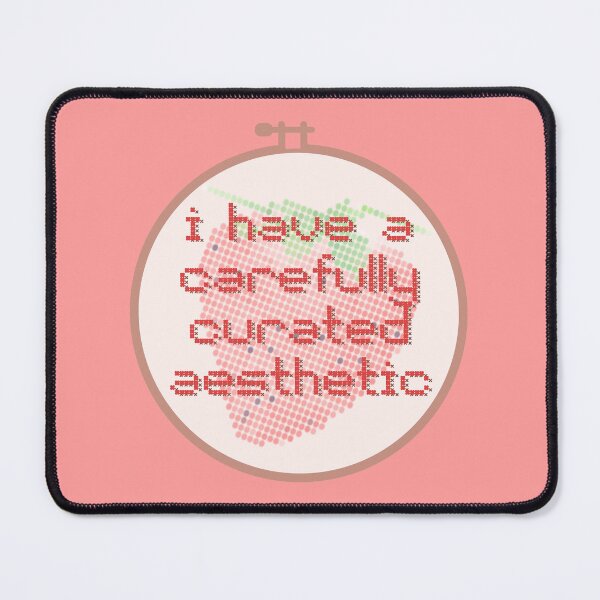 Item preview, Strawberry and Pink Aesthetic Embroidery Hoop designed and sold by Pink Ribbon.