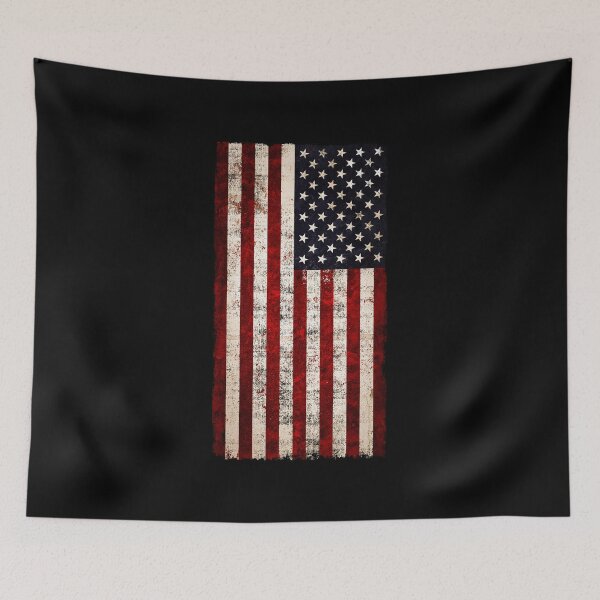 Item preview, Vintage USA Flag, All American Flag, Distressed Worn United States Flag US 4th of July Flag, 4 de Julio Ropa designed and sold by SW Longwave.