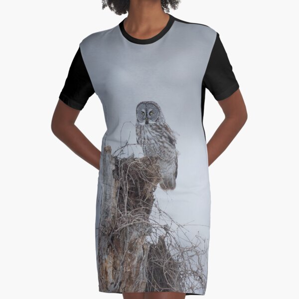 Gloomy Sunday Graphic T-Shirt Dress