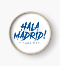Hala Madrid Clock