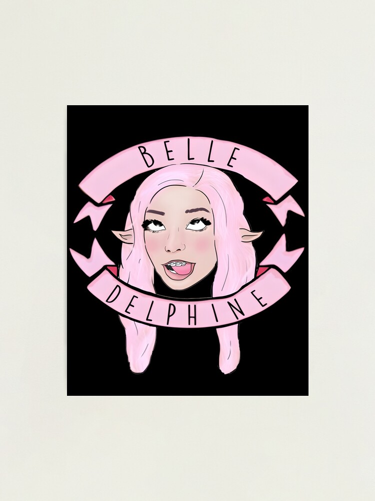 Belle Delphine' Poster, picture, metal print, paint by Wawo Murillo