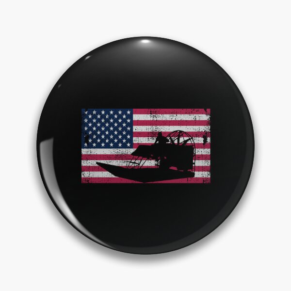 Item preview, 4th of July American Flag Airboat Airboating designed and sold by CuteDesigns1.