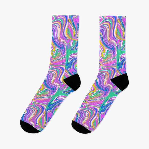 Item preview, Purple, green, yellow, blue, and white color swirl  designed and sold by JustVibz.