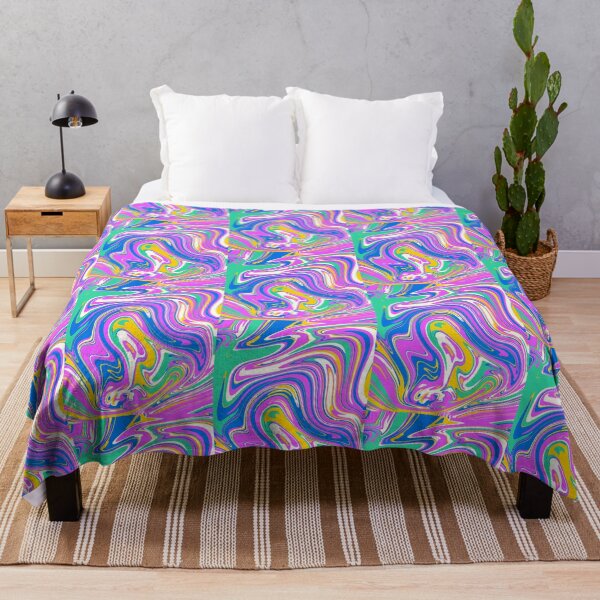 Item preview, Purple, green, yellow, blue, and white color swirl  designed and sold by JustVibz.