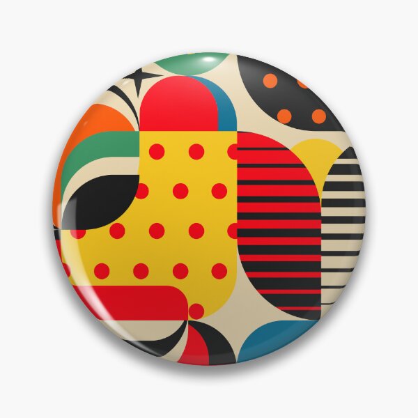 Item preview, Colorful Happy Fork Art Style in Geometric Abstraction by Jen Du designed and sold by Jen Du.