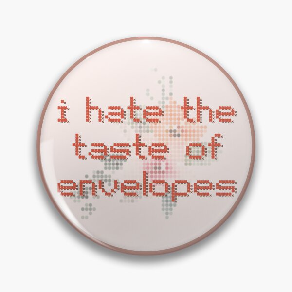 Item preview, I Hate The Envelope Taste Embroidery Hoop designed and sold by Pink Ribbon.