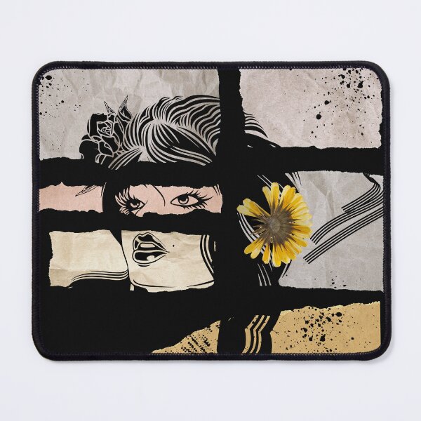 Item preview, Vintage woman portrait & sunflower designed and sold by TypeWrite.