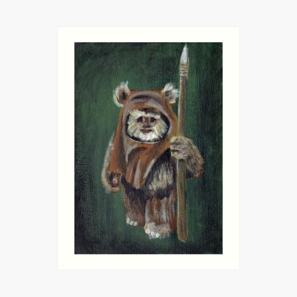 Wicket the Ewok Art Print