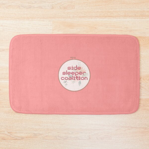 Item preview, Side Sleeper Coalition Embroidery Hoop designed and sold by Pink Ribbon.