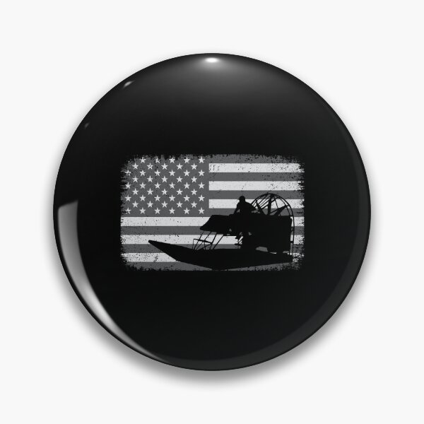 Item preview, 4th of July American Flag Airboat Airboating Vintage designed and sold by CuteDesigns1.