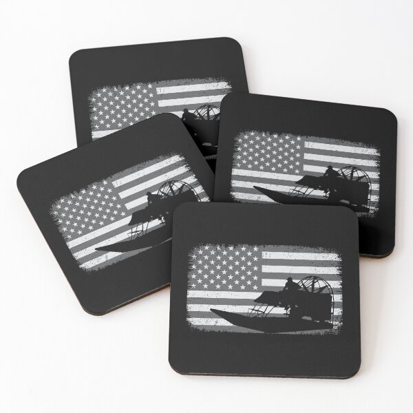 Item preview, 4th of July American Flag Airboat Airboating Vintage designed and sold by CuteDesigns1.