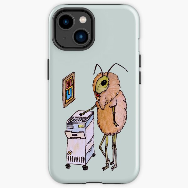Fuzzy Bug in an Office iPhone Tough Case