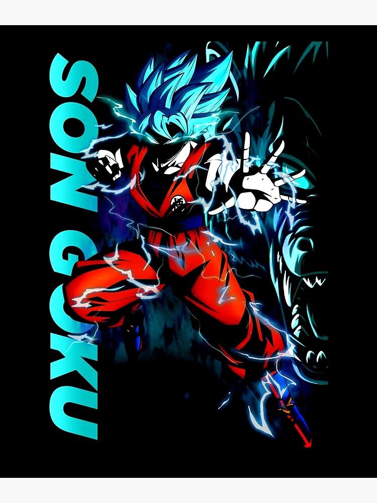 Póster Dragon Ball Saiyan  Tienda de Goku – Goku Shop