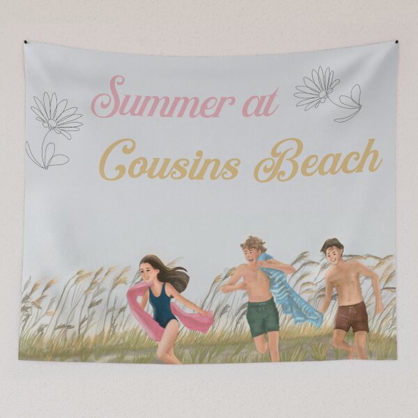 Aperçu de l'œuvre L'été à la plage des cousins créée et vendue par Cynthia Hernandez.