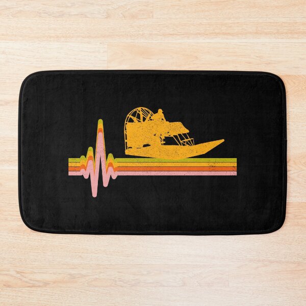 Item preview, Airboat Fanboat Airboating Swamp boat Heartbeat Pulse designed and sold by CuteDesigns1.