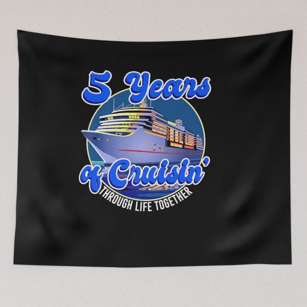 Item preview, 5TH WEDDING ANNIVERSARY FIVE YEARS CRUISE SHIP CRUISIN designed and sold by sobriowslen.