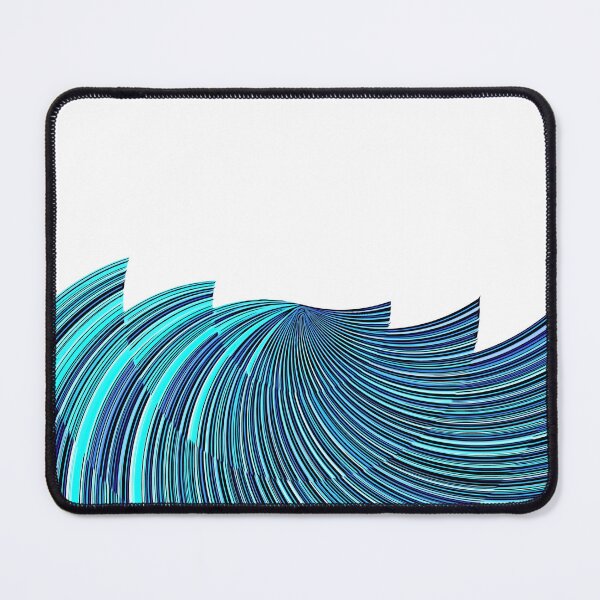 Item preview, Aqua, Teal and Blue Waves designed and sold by FancyFriendship.