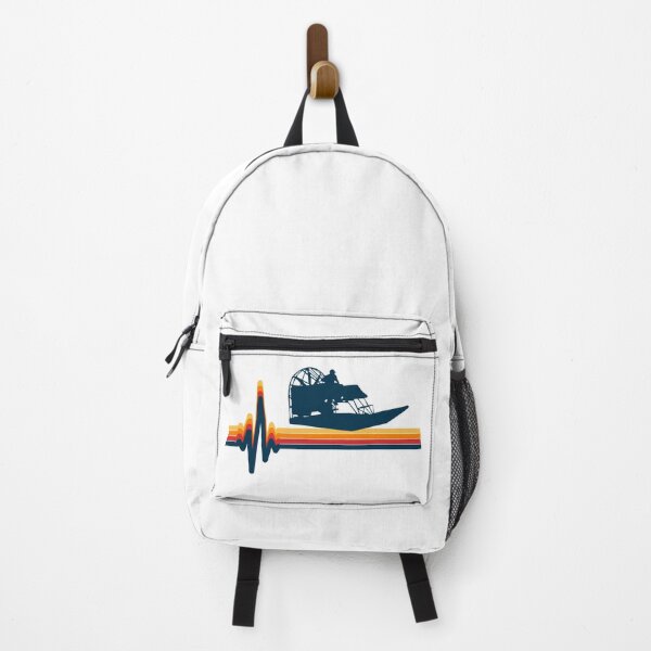 Item preview, Airboat Fanboat Airboating Swamp boat Heartbeat Pulse designed and sold by CuteDesigns1.