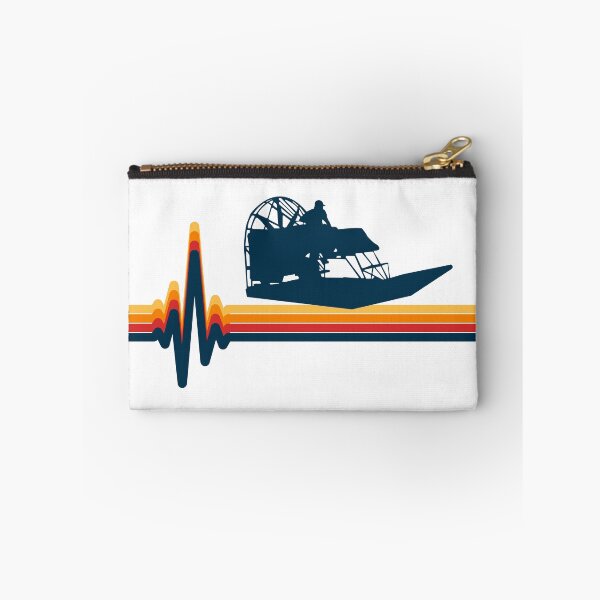 Item preview, Airboat Fanboat Airboating Swamp boat Heartbeat Pulse designed and sold by CuteDesigns1.