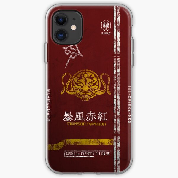 Crimson Typhoon Pit Crew Case iPhone Soft Case