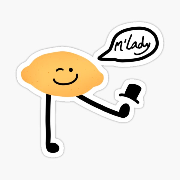 Artikel-Vorschau von Gribby the Lemon Guy sagt meine Dame, designt und verkauft von captainegg.