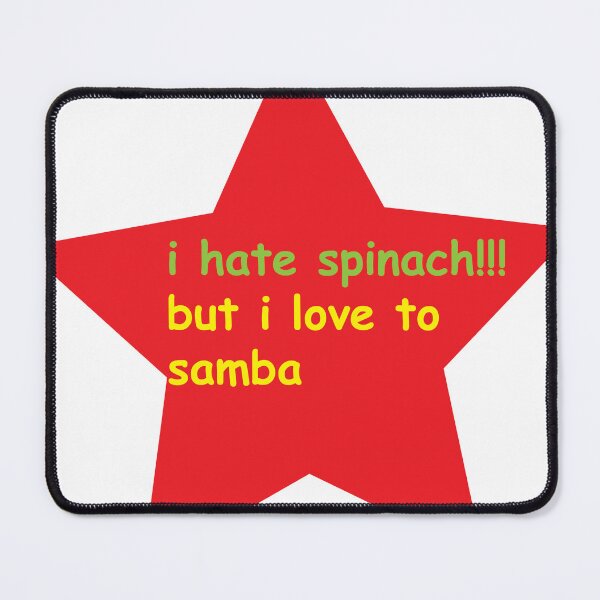 Item preview, i hate spinach but love to samba designed and sold by GremlinGalArt.