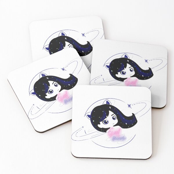 Item preview, Cat girl in the moon  designed and sold by Fadwalana99.