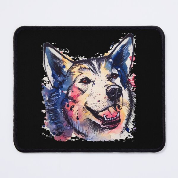 Item preview, Cute Siberian Husky Colorful Face designed and sold by UnknownArtistt.