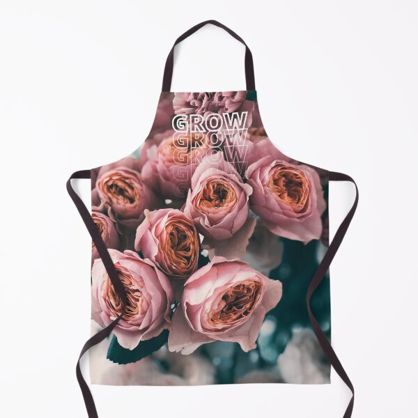 Item preview, GROW (above) - Romantic Dusty Pink Flowers, Dreamy Floral Bouquet, Botanical Background designed and sold by AliceSLee.