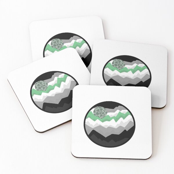 Item preview, subtle agender pride landscape designed and sold by EmmaLouize234.