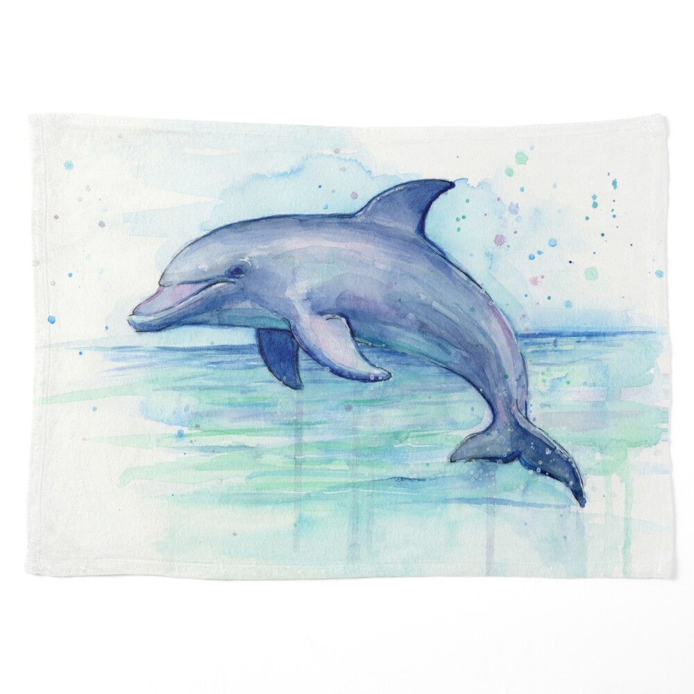 Dolphin Watercolor