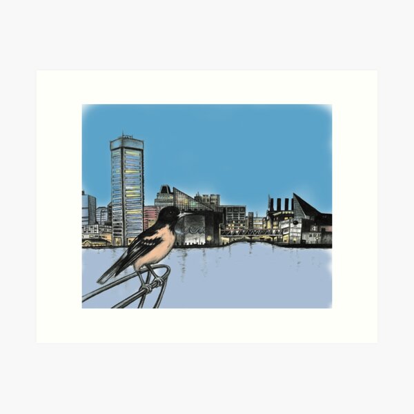 Item preview, Baltimore Skyline designed and sold by shahuskies.