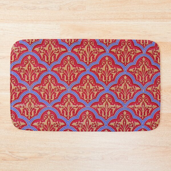 Item preview, Traditional red jewish pattern designed and sold by mitzobs.