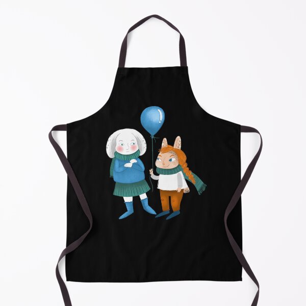 Item preview, Two rabbits and a balloon (hand drawn) designed and sold by jasmineberry.