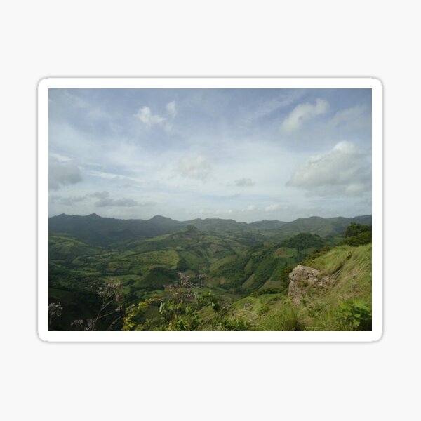 Nicaragua Mountains Sticker