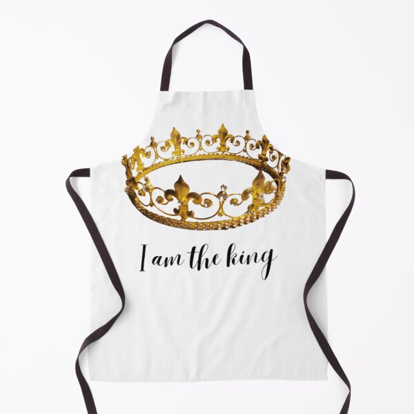 Item preview, Crown with "I am the king" texted designed and sold by Bashini.