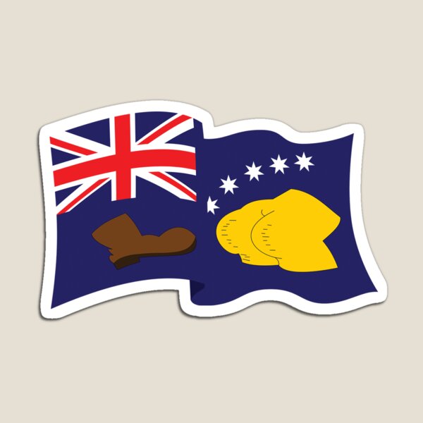 Item preview, Australian Booting Flag  designed and sold by rockbottomau.