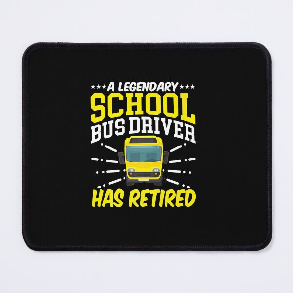 Item preview, RETIRED LEGENDARY SCHOOL BUS DRIVER BUS LOVER designed and sold by sobriowslen.