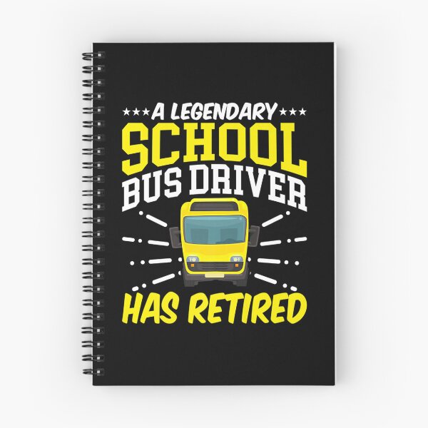Item preview, RETIRED LEGENDARY SCHOOL BUS DRIVER BUS LOVER designed and sold by sobriowslen.