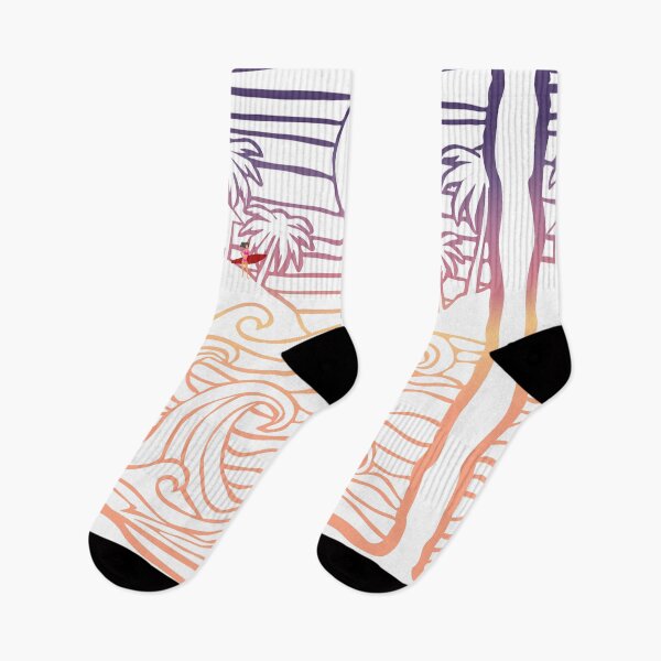 Item preview, Live the island life with line colors in real sunset color scheme  designed and sold by artandmerch.