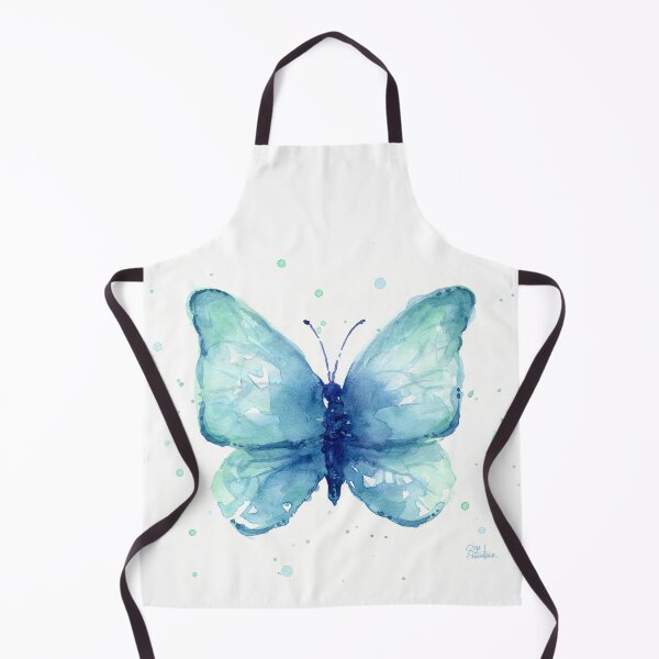 Item preview, Blue Butterfly Watercolor designed and sold by Olga Shvartsur.