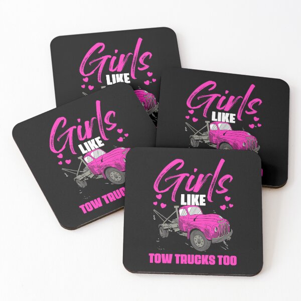 Item preview, Girls Like Trucks Too Funny Towing Services For Wrecker Fans designed and sold by Nessshirts.
