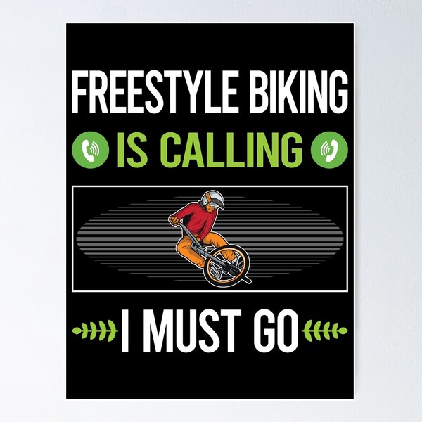 Item preview, It Is Calling Freestyle Biking designed and sold by saraokcstreva.
