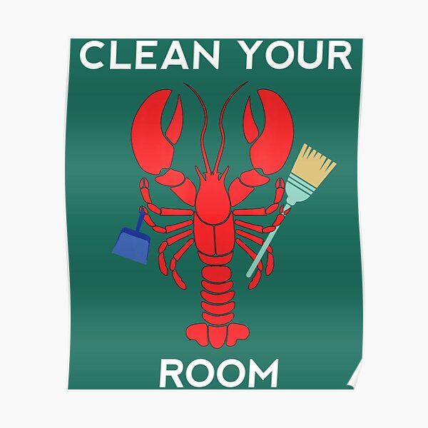 "Clean Your Room Prof Peterson Rules Of Life" Poster for Sale by