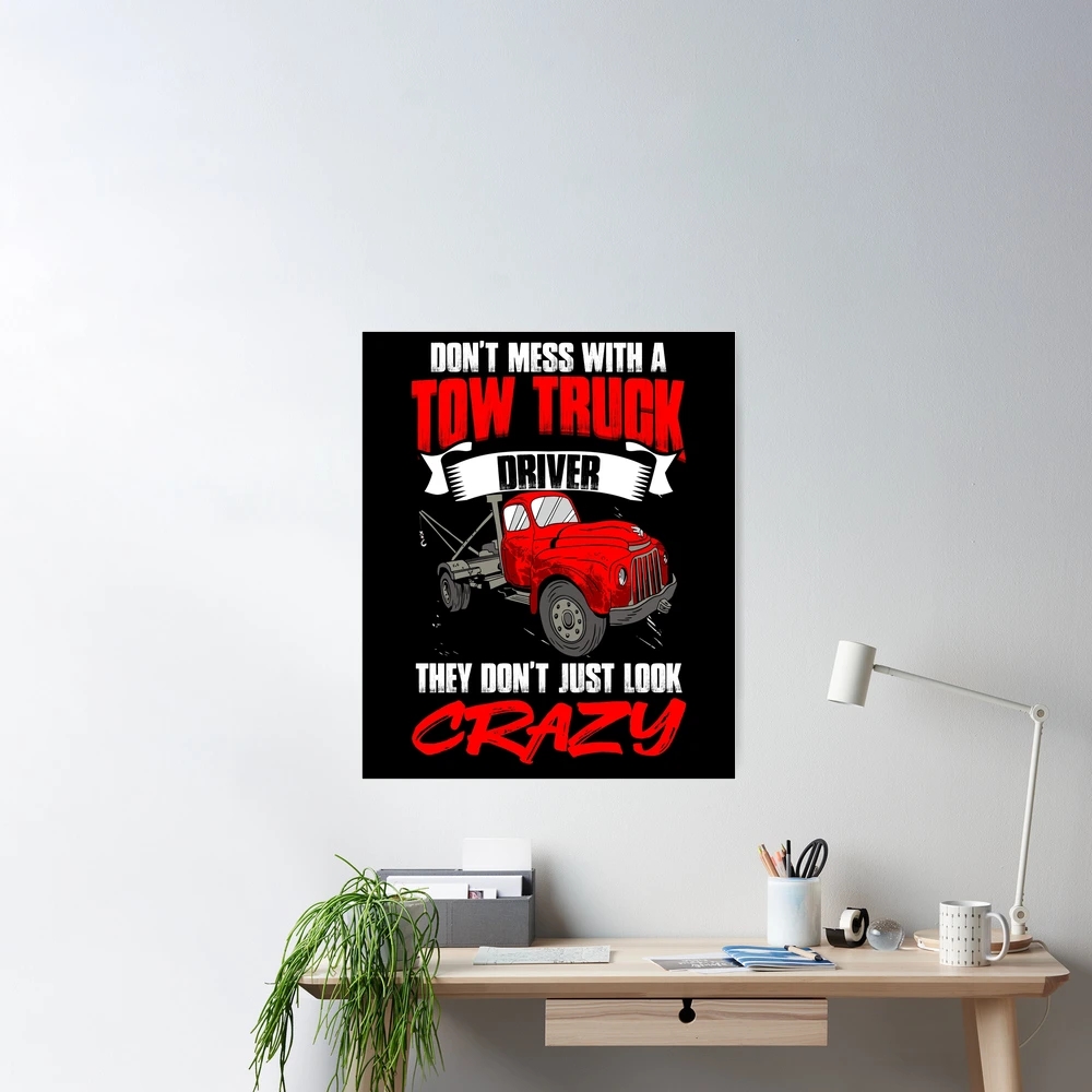 Mess With My Truck Funny Trucker Gifts Wall Tapestry by Fuzius