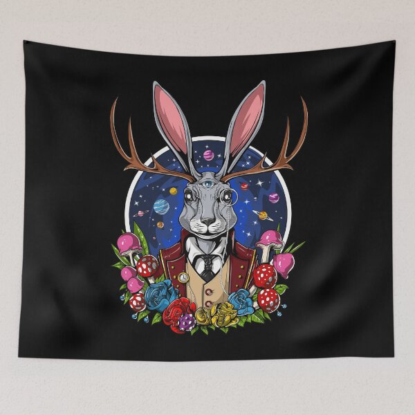 Item preview, Psychedelic Jackalope designed and sold by underheaven.