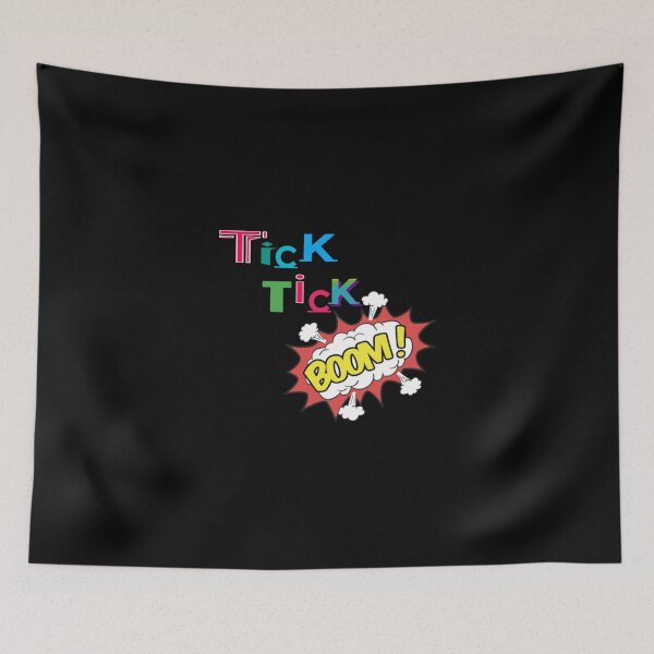 Item preview, Tick Tick Boom Super Wow Pow Bang On The Best Text Art Classic T-Shirt designed and sold by saurelmosert.